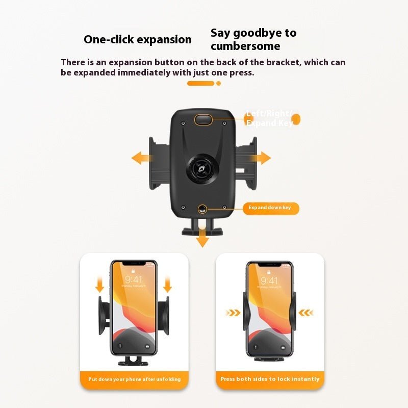 Carbon Fiber Suction Cup Car Phone Holder