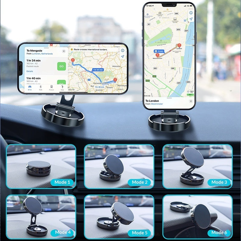Car Phone Holder Navigation Bracket With Super-strong Magnetic Suction Cup
