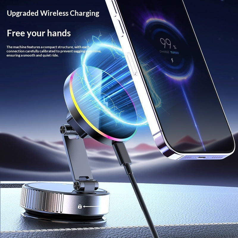 Smart induction Vacuum-suction Car Phone Holder