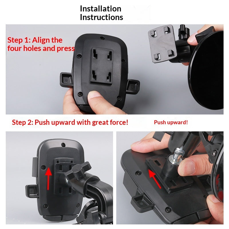 Suction-cup Car Phone Holder For The Windshield