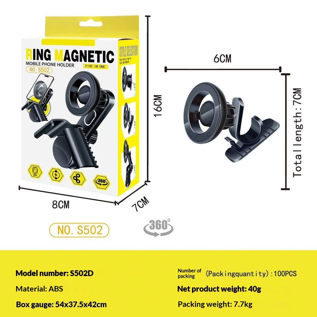 Magnetic Car Phone Mount – Strong Grip, One-Hand Operation, Universal Fit