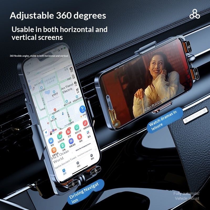 Transparent In-car Phone Holder With Smart Sensing And Wireless Charging