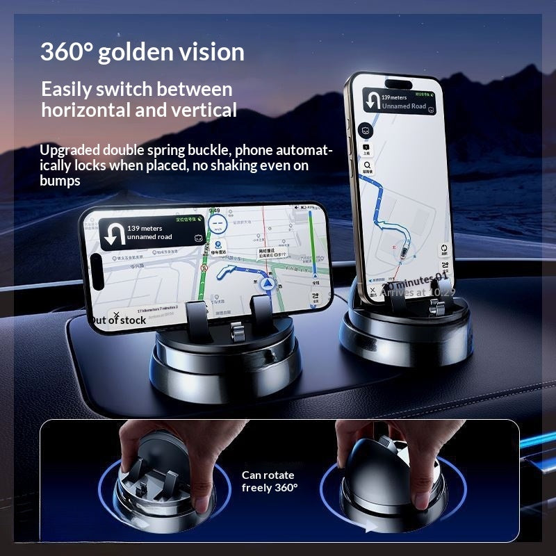 Luxury Car Phone Mount (Sleek & Stylish Design)