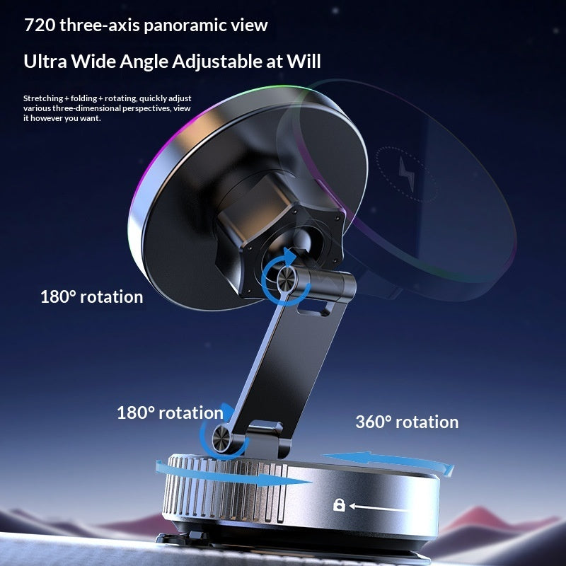 Smart induction Vacuum-suction Car Phone Holder